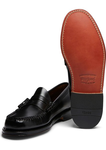 Siyah Erkek Deri Loafer fırsatları