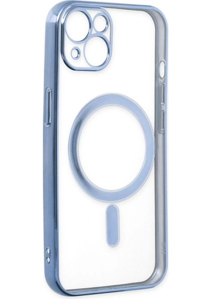 Newface iPhone 14 Plus Kılıf Magneticsafe Lazer Silikon - Sierra Blue fırsatları