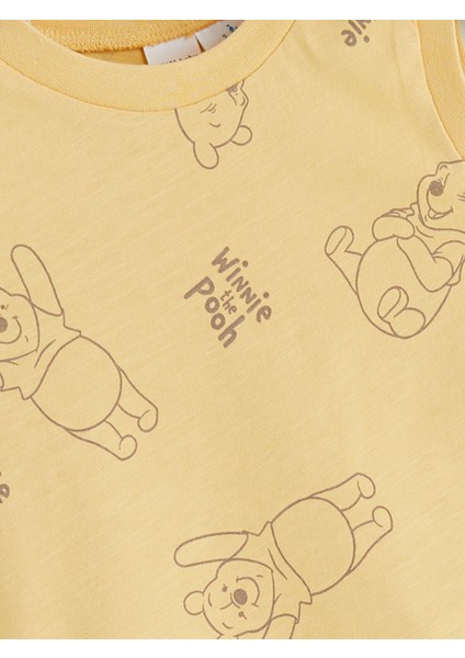 Yeni Sezon Winnie The Pooh Baskılı Erkek Bebek Atlet 2'li modelleri