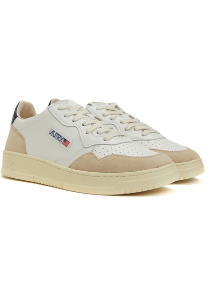 Medalist Beyaz Lacivert Erkek Deri Sneaker fiyatları