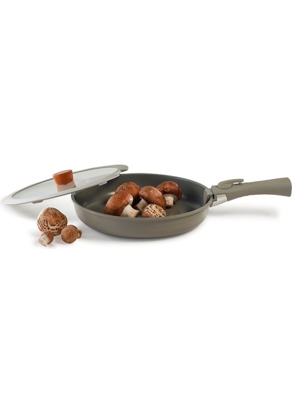 Midas Gri 6 Parça Ayrılabilen Saplı Iç Içe Geçebilen Indüksiyonlu Tencere ve Tava Seti modelleri