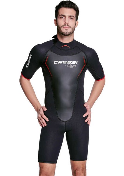 Altum Man Shorty Yüzme Elbisesi 3mm - M-Black - Red indirimleri