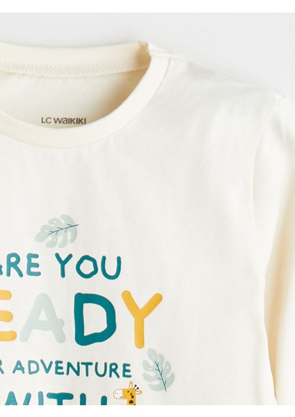 Yeni Sezon Bisiklet Yaka Baskılı Uzun Kollu Erkek Bebek Tişört modelleri