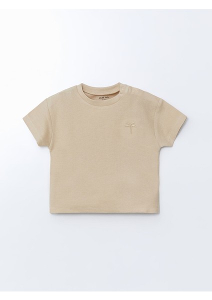 Yeni Sezon Basic Waffle Erkek Bebek Tişört ve Şort 2'li fiyatları