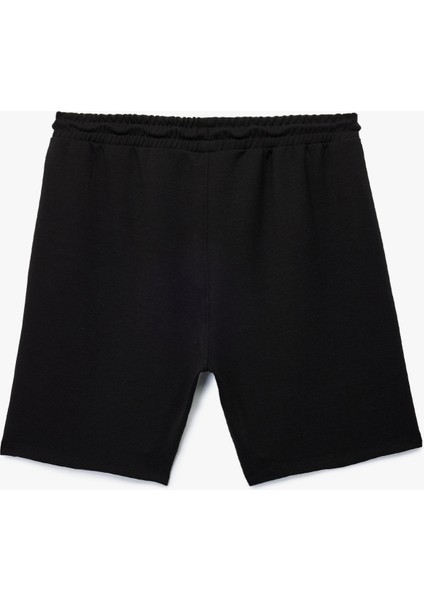 Baskılı Cepli Beli Bağcıklı Spor Şort fiyatları