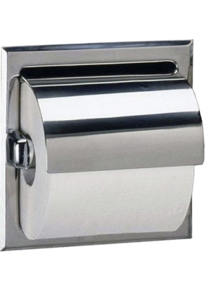Tuvalet Kağıtlık, Ankastre - Parlak Paslanmaz Çelik