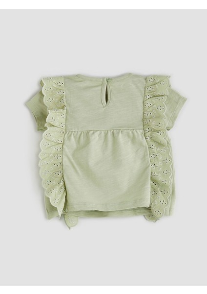 Yeni Sezon Bisiklet Yaka Kız Bebek Bluz ve Tayt 2'li fırsatları