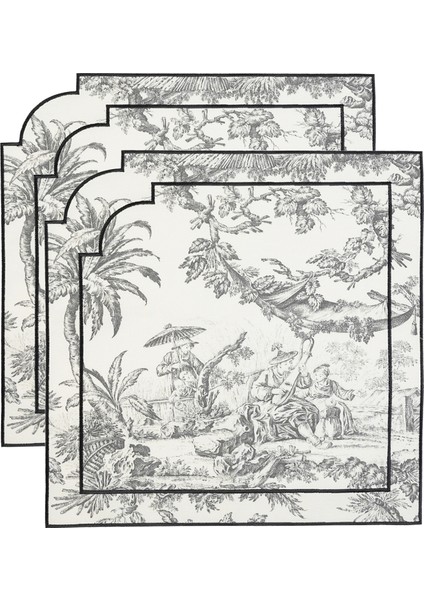 French Gri 2'li Pamuklu Peçete fiyatları