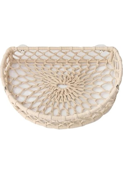 Kedi ve Köpek Vantuzlu Cam Yatağı, Kedi Hamağı, Kedi Yatağı Puf Minderli Krem fırsatları