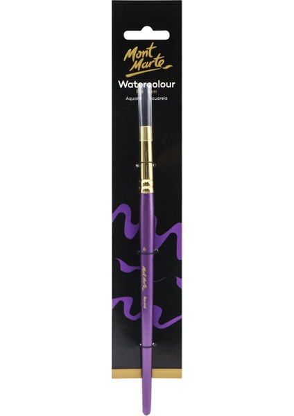 mm Sanatçı Suluboya Fırçası Premium Yuvarlak 6