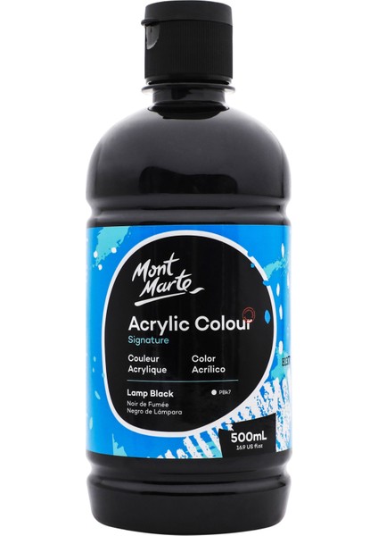mm Akrilik Renkli 500ML Signature - Lamp Black