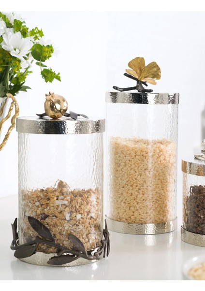 Butterfly Gingko Cam Kavanoz L fırsatları