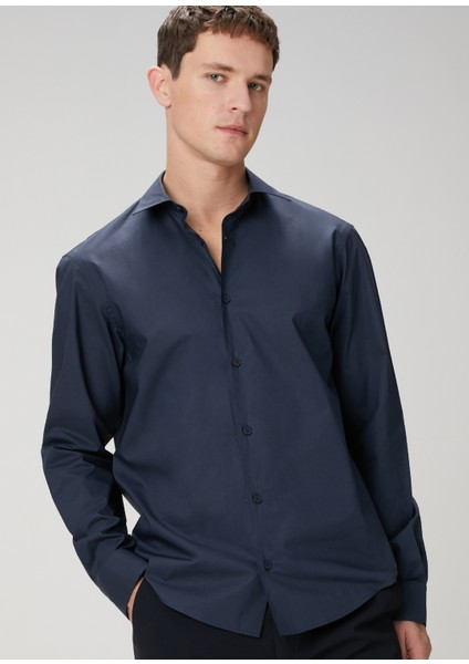 Lacivert Oversized Poplin Gömlek fiyatları