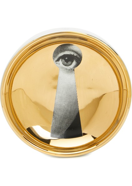 Keyhole Siyah Gold Porselen Kül Tablası