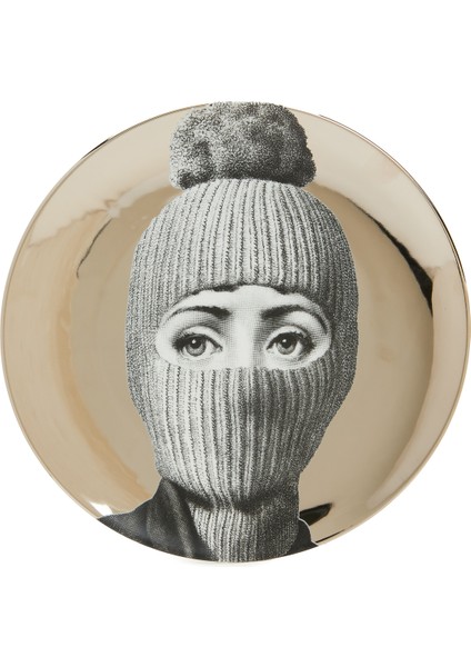 Tema E Variazioni Siyah Porselen Dekoratif Tabak