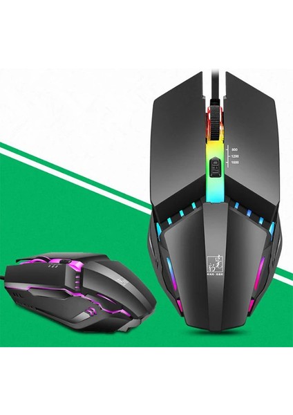 Ally K3 Işıklı Kablolu Oyuncu- Gaming MOUSE-(1903)