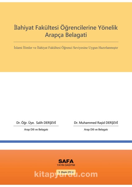 Ilahiyat Fakültesi Öğrencilerine Yönelik Arapça Belagati