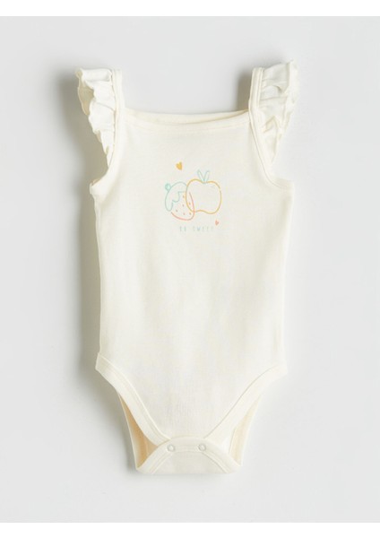 Yeni Sezon Bisiklet Yaka Kız Bebek Çıtçıtlı Body ve Şort 2'li fiyatları