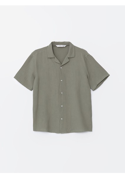 Yeni Sezon Standart Fit Kısa Kollu Erkek Gömlek indirimleri