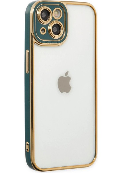 Newface iPhone 14 Plus Kılıf Liva Lens Silikon - Yeşil