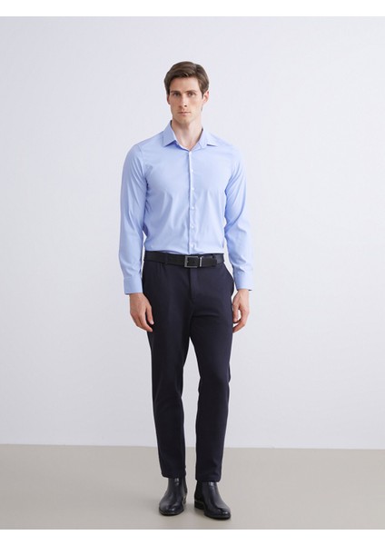 Yeni Sezon Slim Fit Uzun Kollu Gabardin Erkek Gömlek fiyatları