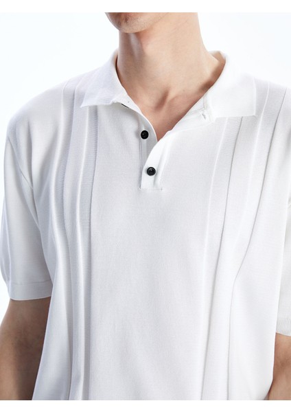 Yeni Sezon Polo Yaka Kısa Kollu Erkek Triko Kazak modelleri