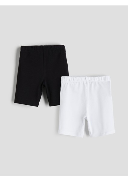 Yeni Sezon Beli Lastikli Kız Çocuk Pijama Alt 2'li