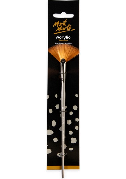 mm Sanatçı Akrilik Fırçası Premium Taklon Fan 10