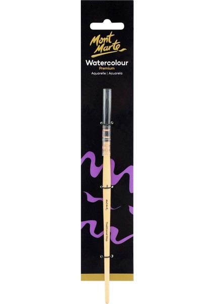 mm Sanatçı Suluboya Fırçası Geleneksel Premium Mop 2