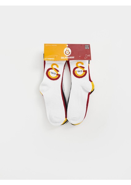 Yeni Sezon Galatasaray Desenli Erkek Çocuk Soket Çorap 5'li fiyatları