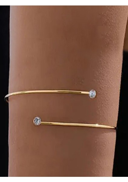 Ayarlanabilir Gold Kadın Pazu Bilekliği / Kol Aksesuarı /metal Kol Bileklik/ Üst Kol Kelepçesi fiyatları