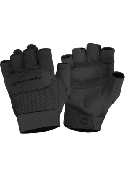 Taktikal Eldiven - Pentagon - Yarım Parmak - Duty Mechanic - Black - P20010-SH
