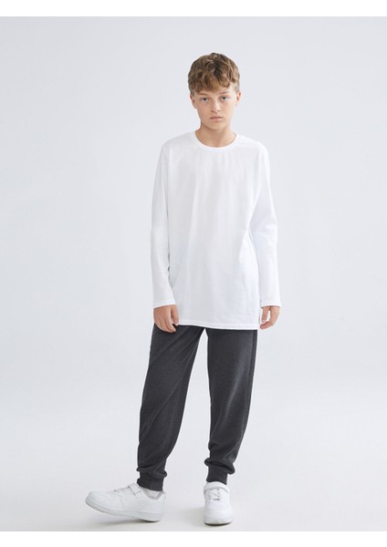 Yeni Sezon Beli Lastikli Erkek Çocuk Jogger Eşofman Altı