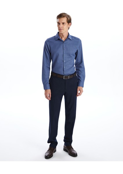 Yeni Sezon Slim Fit Uzun Kollu Armürlü Erkek Gömlek fiyatları