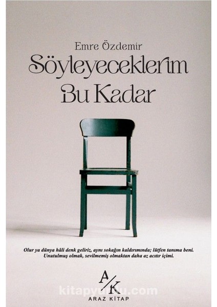 Söyleyeceklerim Bu Kadar
