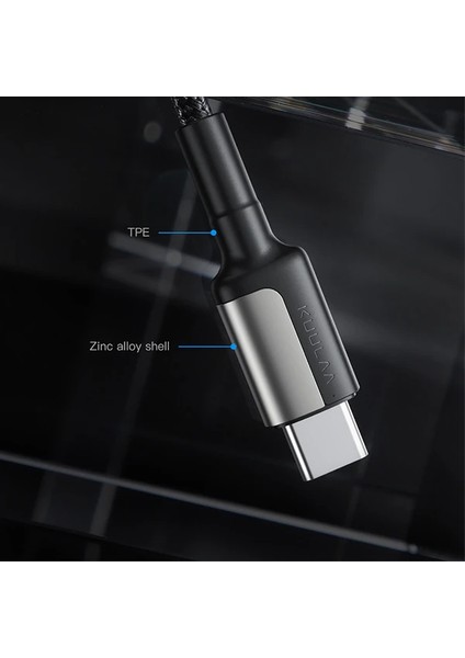 Kuulaa Type C Type-C Pd 60W Qc4.0 Hızlı Şarj ve Data Kablosu 1METRE-(1903) modelleri
