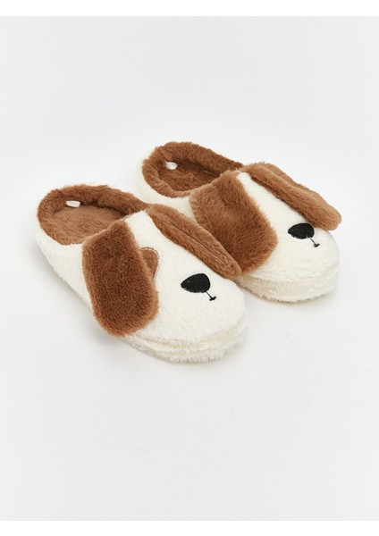 Yeni Sezon Hayvan Figürlü Pelüş Erkek Çocuk Ev Terliği