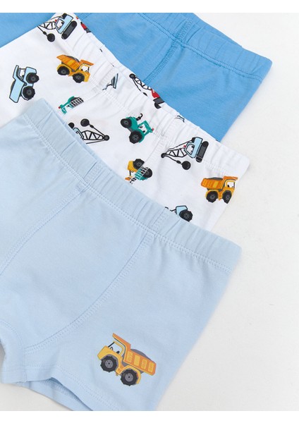 Yeni Sezon Baskılı Erkek Çocuk Boxer 3'lü modelleri
