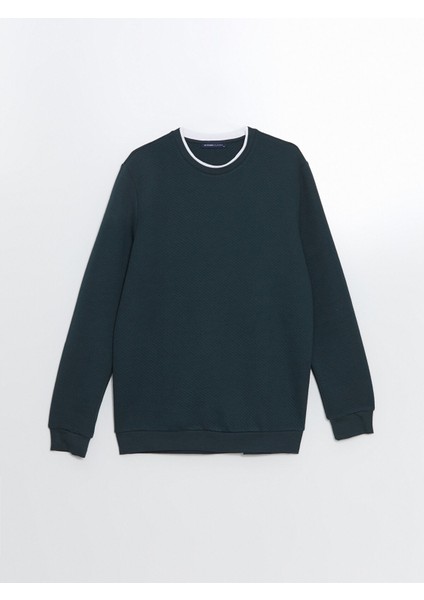 Yeni Sezon Bisiklet Yaka Uzun Kollu Erkek Sweatshirt indirimleri
