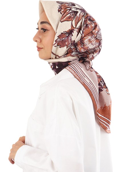 Vizon Derya Desen Twill Ipek Eşarp fiyatları