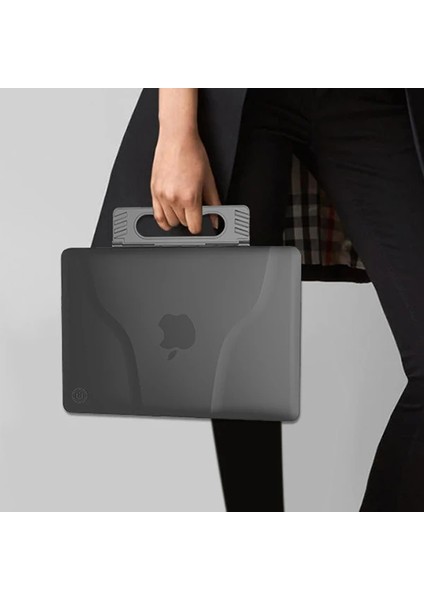 Ally Macbook Air 13 2018 A1932 Portatif Alt Üst KILIF+ÇANTA-(1903)