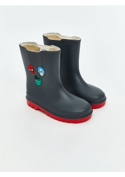 Yeni Sezon Spiderman Baskılı Erkek Çocuk Yağmur Botu