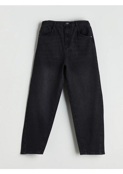 Lcw Kids Antrasit Baggy Fit Erkek Çocuk Jean Pantolon modelleri