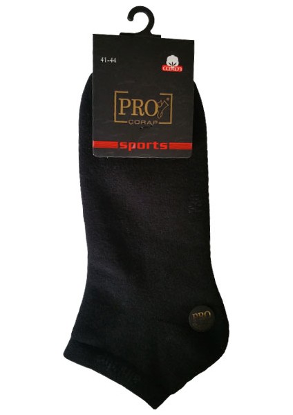 14003 Atletıch Havlu Erkek Patik Çorabı Siyah 41-44