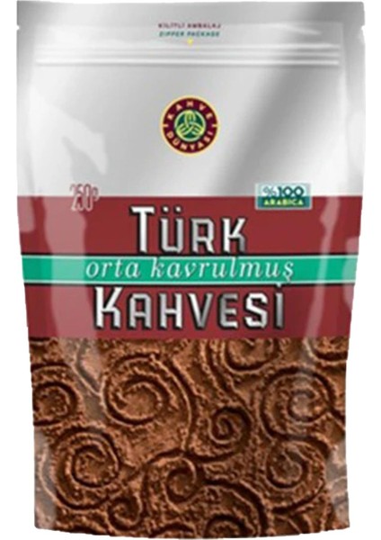 Zıpper Türk Kahvesi Orta Kavrulmuş 250 gr x 4 Adet fiyatları