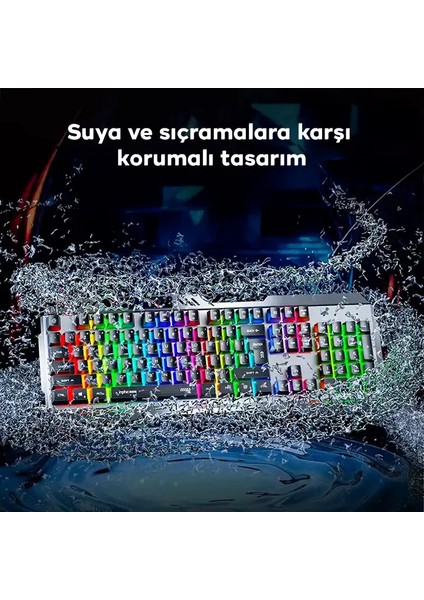 Inphic K2 USB Kablolu Oyun Klavyesi 104-KEY Sessiz Oyun Klavyesi Bilgisayar Laptop Için Cep Telefonu Yerleştirme ALANI-(1903) fırsatları