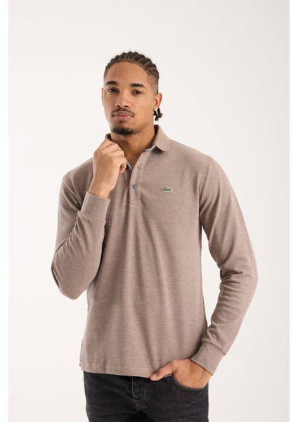 Lacoste Polo Kahve Uzun Kol Regular Fit fırsatları