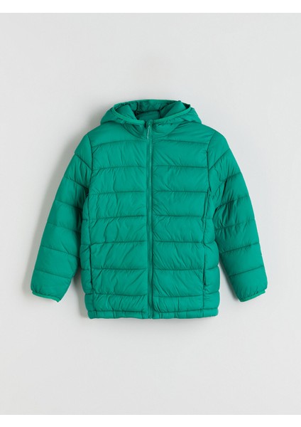 Yeni Sezon Kapüşonlu Erkek Çocuk Şişme Mont
