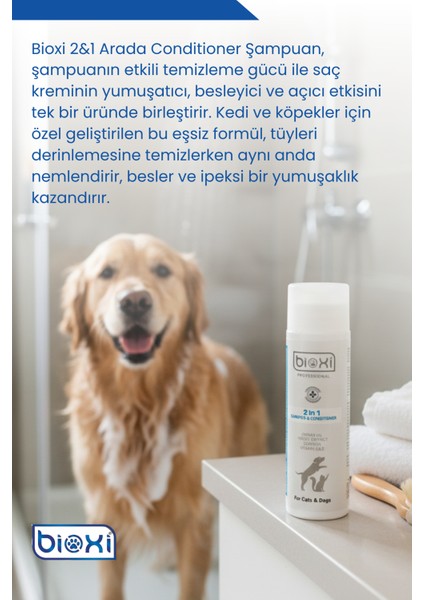Kedi ve Köpekler Için 2&1 Arada Conditioner Şampuan 200 ml fiyatları