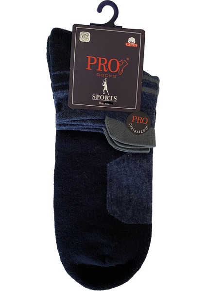 14015 Dukha Havlu Erkek Patik Çorabı Lacivert 41-44